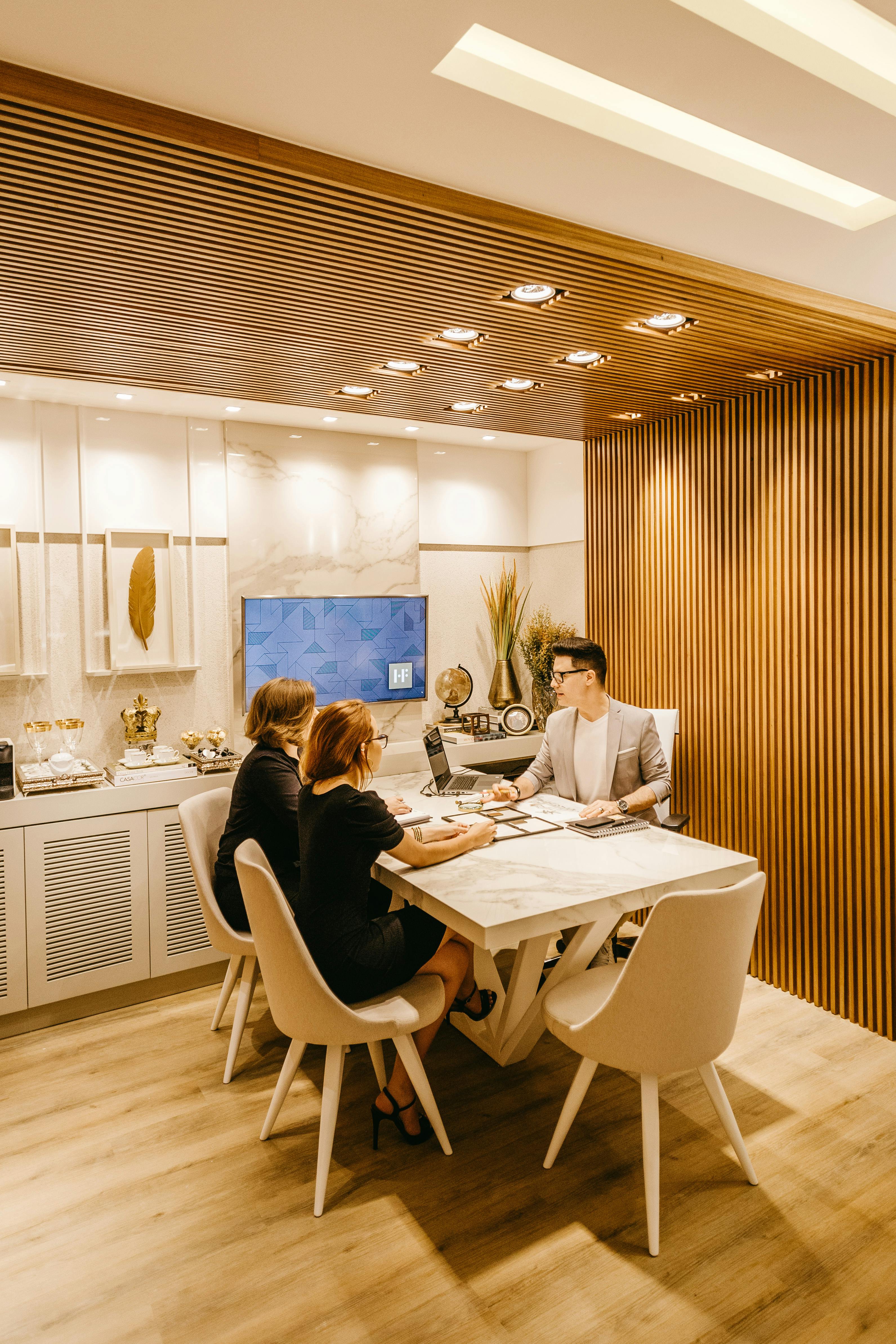 Sala corporativa inspiração